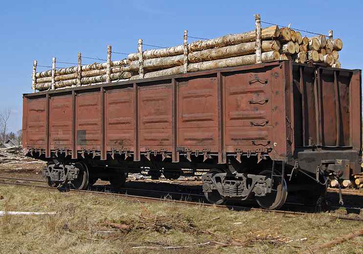 Перевозка ЛЕСА вагонами из Новокузнецка в Томск