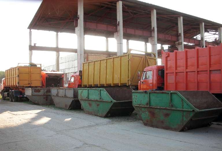 Заказать мусорный контейнер для вывоза мусора из Курск в Свалка
